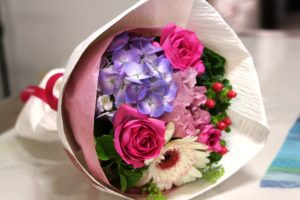 ラウンドの花束