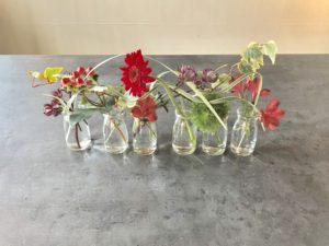 子供のお誕生日会　〈秋〉　今あるお花にプラスして