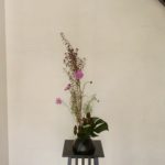 とても秋らしい生け花