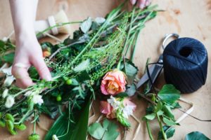 お正月用生け花〈玄関編〉花材と花瓶と生け方について。