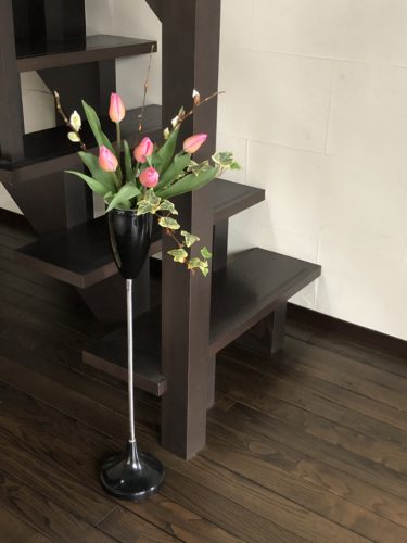 チューリップを活ける