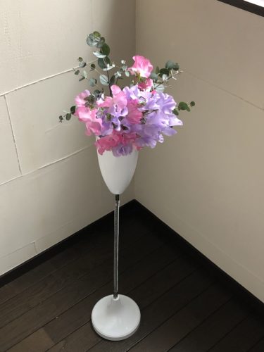 スイトピーを活ける