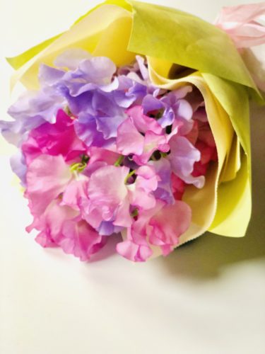 スイトピーの花束