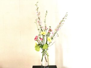 透明感のある生け花
