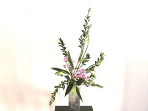 いい香りのする生け花