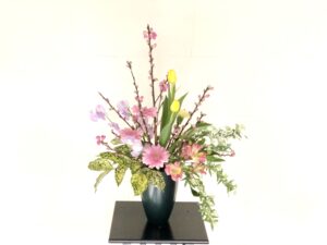 桃の花のアレンジメント ひなまつりに自分で作ってみませんか?