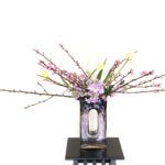 桃の花の生け花 投げ入れ編 ひなまつりのお花の飾り方