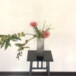 実物(みもの)を活ける 秋の生け花