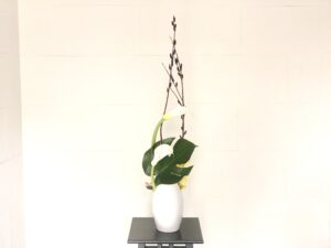 カラーの生け花