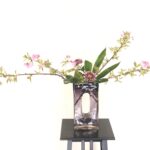 遅咲きの桜 関山桜の生け花