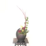 クリスマスの生け花　サンゴミズキは使い方色々