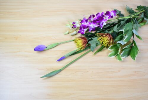 今回の花材