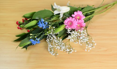 今回の花材