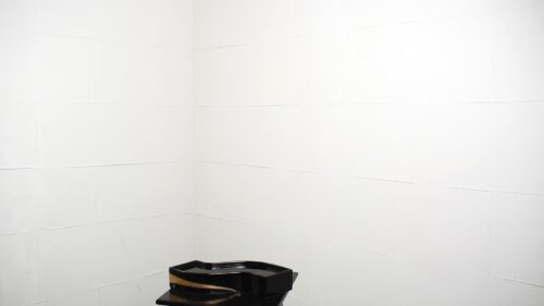 波型の横長水盤
