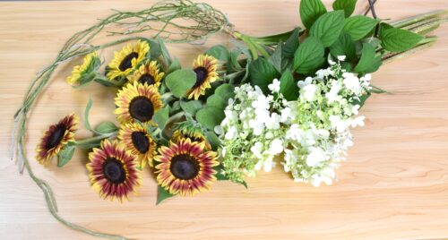 今回の花材