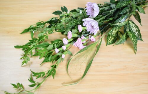 今回の花材