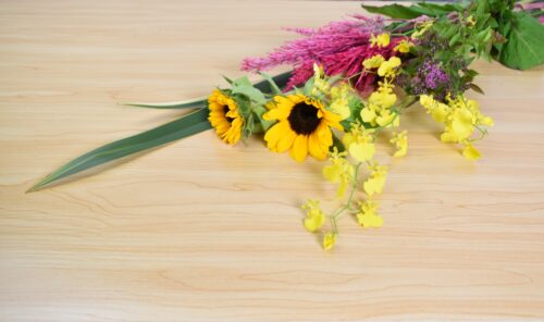 今回の花材