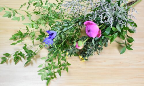 今回の花材