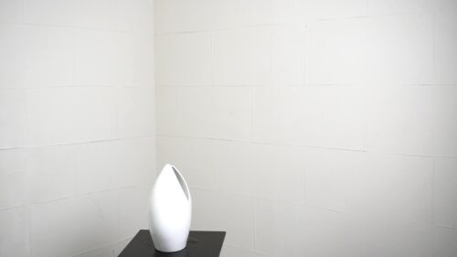 白の深型水盤