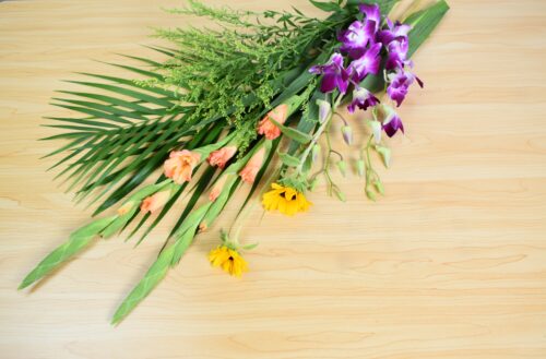 今回の花材
