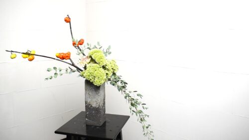 カーネーションを入れる