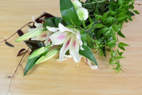 今回の花材