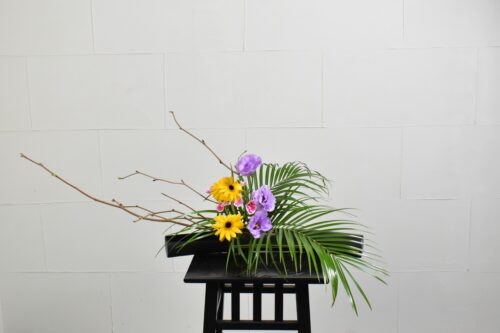 ガーベラの生け花