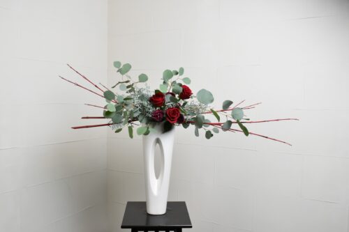 クリスマスの生け花