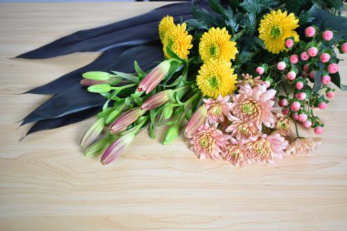 今回の花材