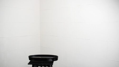 楕円の水盤