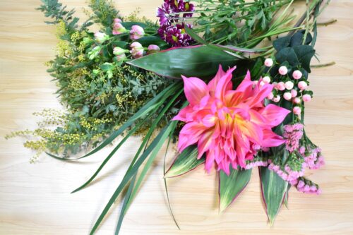今回の花材