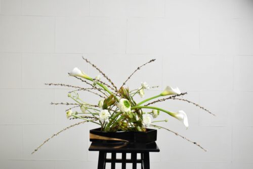 カラーの生け花