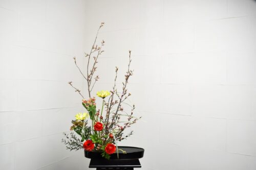 桜の生け花
