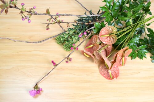 今回の花材