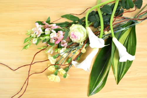 今回の花材