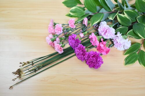 今回の花材
