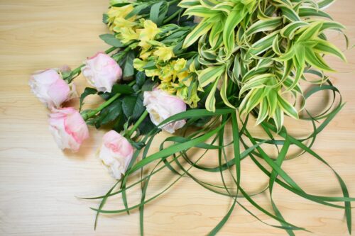 今回の花材