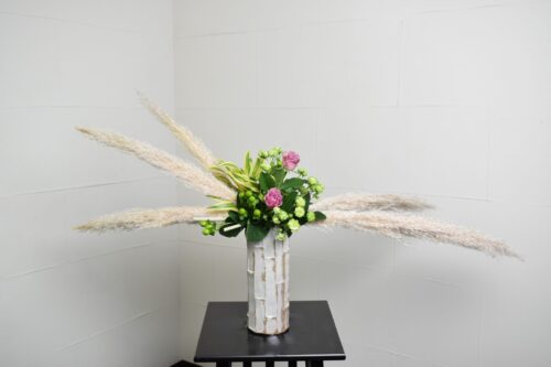 パンパスのいけばな