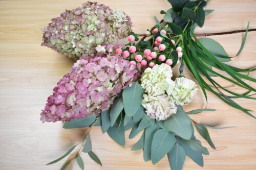 今回の花材