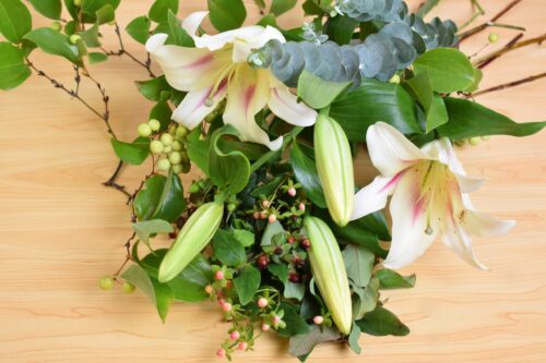 今回の花材
