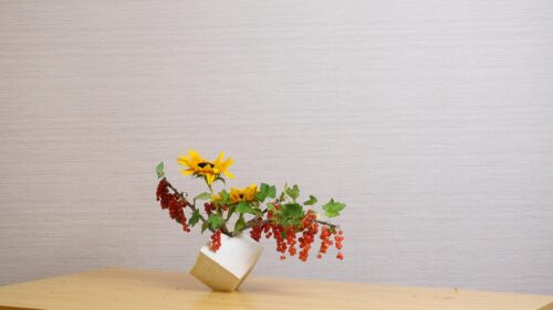 ひまわりを入れる