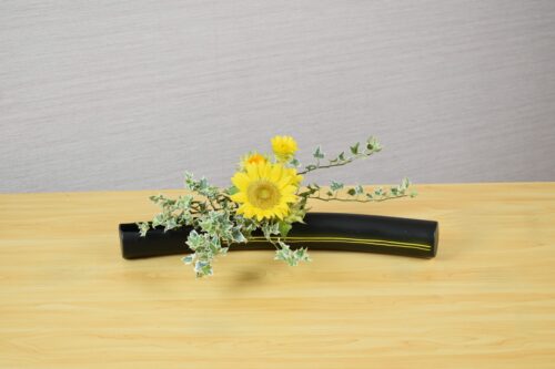 ひまわりのいけばな