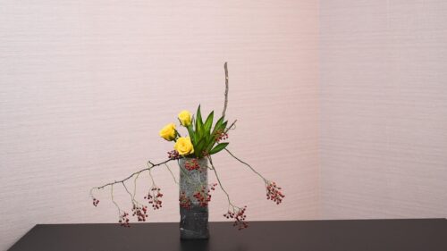 バラを入れる
